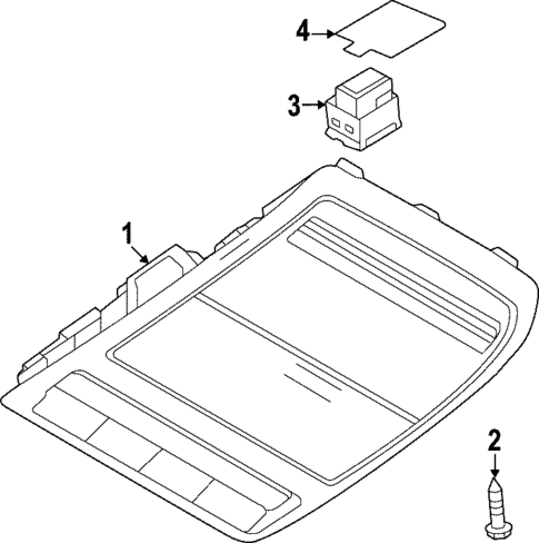 Overhead Console for 2024 Mazda CX-50 #0