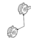 19129771 - Cooling System: Fan Motor for Cadillac: CTS, STS Image