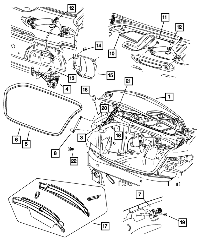 « 4389910AB – Body Sheet Metal Except Doors : Butee Pare-chocs pour Mopar Image »