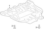 8Y0825236A - : Splash Shield for Audi: RS3 Image