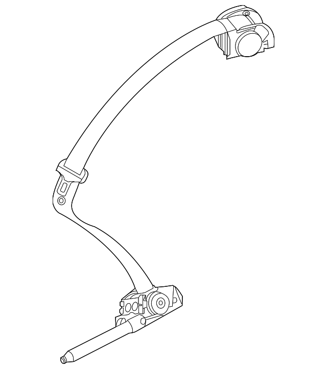 Seat Belt Assembly - BMW (72117153336)