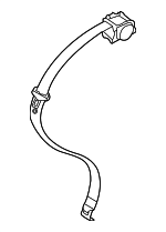 72117037849 - : Center Seat Belt for BMW: 745i, 745Li, 750i, 750Li, 760i, 760Li, Alpina B7 Image