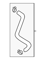 EF9132688A - Steering: Suction Hose for Mazda: Tribute Image