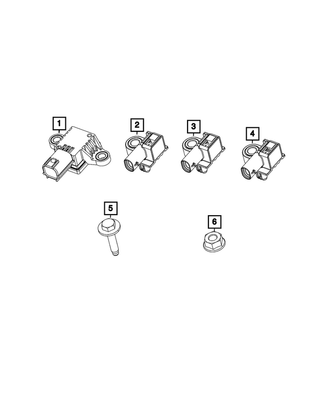 68547017AA - : Acceleration Sensor for Mopar Image