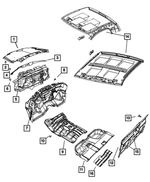 68370296AA - Interior Trim: Dash Panel Insulation for Mopar Image