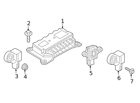 Air Bag Components for 2023 Volvo XC90 #1