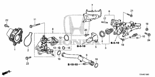 Electric Water Pump for 2014 Honda Accord #0