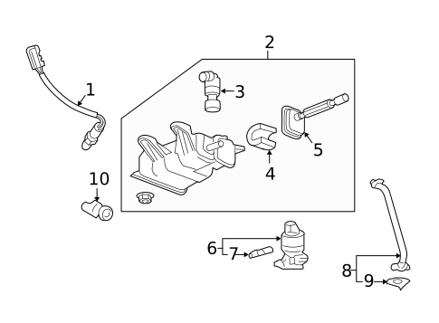 Emission Components for 2006 Pontiac Torrent #0