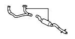 52103371AF - : Catalytic Converter for Dodge: Durango Image