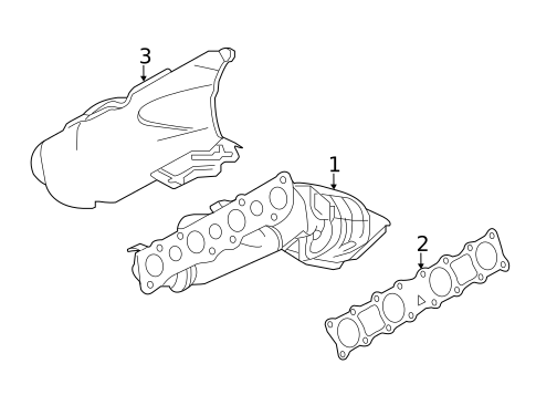 Exhaust Manifold for 2015 INFINITI Q70L #0