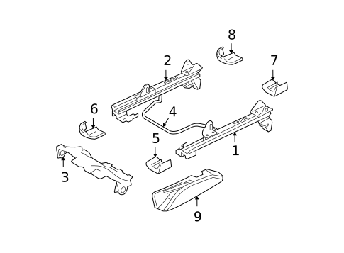 Tracks & Components for 2006 Volvo XC70 #1
