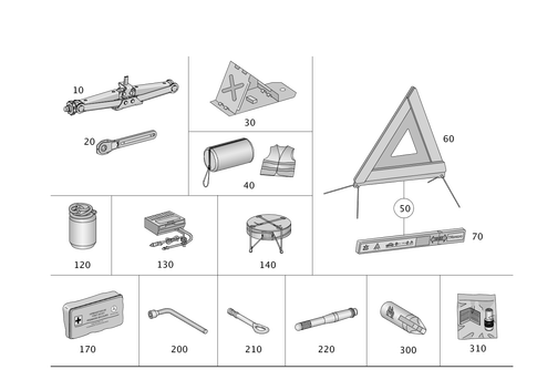 Tools and Accessories for 2013 Mercedes-Benz ML350 #0