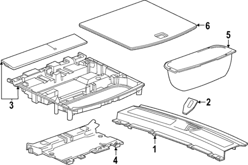 Interior Trim - Rear Body for 2025 Cadillac LYRIQ #0