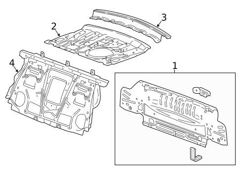 Rear Body for 2016 Cadillac CT6 #0