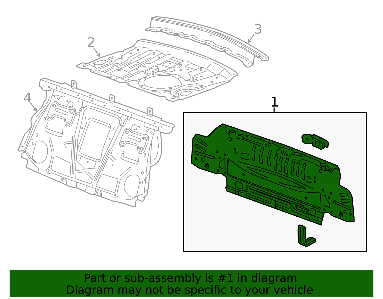 2016-2018 Cadillac CT6 Rear Body Panel Restricted Contact Your Local ...