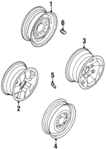 403001F125 - : Wheel for Nissan: Pickup Image