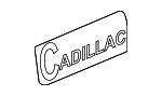 10387855 - Body: Nameplate for Cadillac: CTS, DTS, SRX, STS, XLR Image
