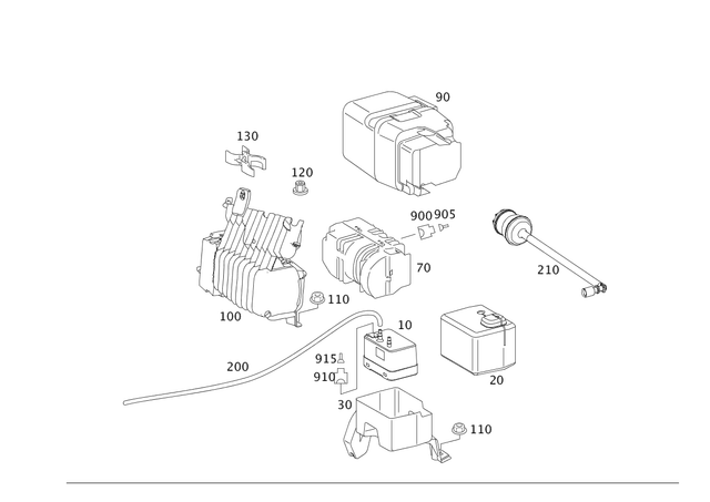 2218000248 - Vacuum System/Hydraulic System: Pump for Mercedes-Benz: 250, 300S, CL550, CL600, CL63 AMG, CL65 AMG, S350, S400, S500, S550, S600, S63 AMG Image image