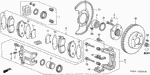1463S87A00 - Chassis: CALIPER SET, FR. for Acura Image