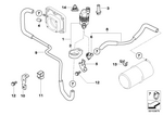 13907502682 - : Fuel Tank Breather Line for BMW Image