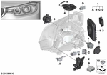 63117343915 - Lighting: Covering Cap, Headlamp Levelling Device for BMW Image