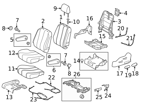 Second Row Seats for 2019 Toyota Sienna #2