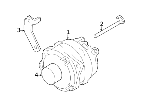 Alternator for 2013 Nissan Quest #1