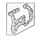 716014D510 - Body: Inner Side Panel for Hyundai: Entourage Image