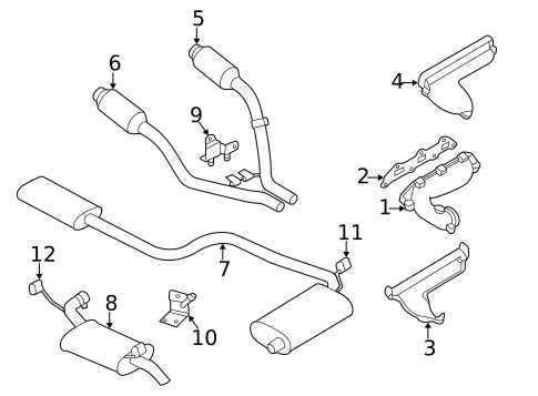 Exhaust Manifold for 2001 Dodge Intrepid #0