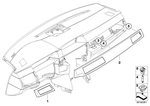 51456970266 - : Poplar Wooden Strip, I-Panel, Light Rght for BMW Image