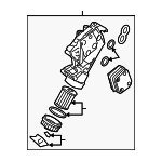 77115401AD - Engine: Oil Filter Housing for Volkswagen: Touareg Image