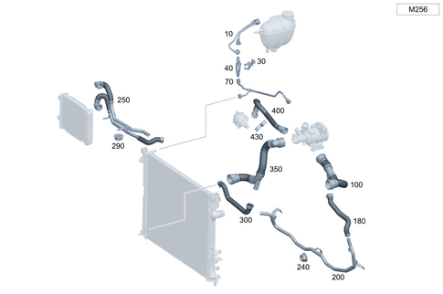 High-Temperature Cooling Circuit for 2026 Mercedes-Benz G550 #0