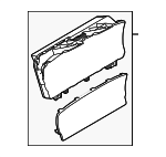 LR166292 - : Instrument Cluster for Land-Rover Image