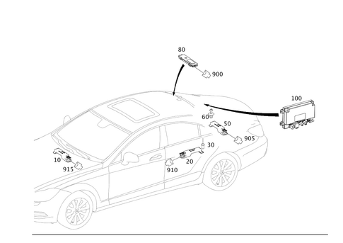 KEYLESS GO&reg; for 2017 Mercedes-Benz CLS63 AMG S #0