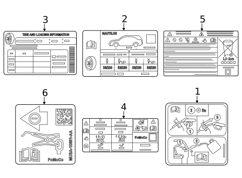 Information Labels for 2025 Lincoln Nautilus #0