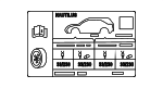 R2TZ1532F - Vehicles, Equipment, Tools, &amp; Supplies: Tire Information Label for Ford Image
