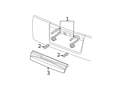 License Lamps for 2005 Ford Explorer #0