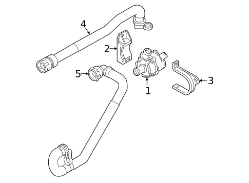 Water Pump for 2022 Land Rover Discovery Sport #0
