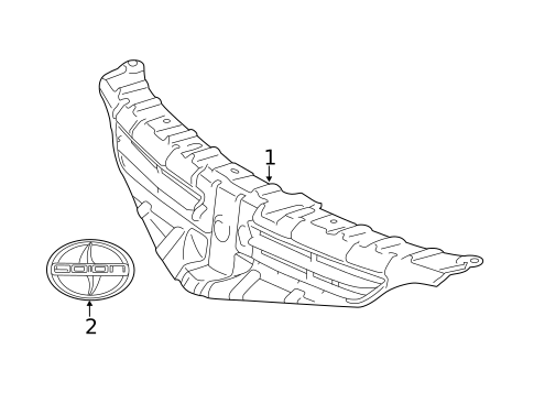 Grille & Components for 2012 Scion tC #0