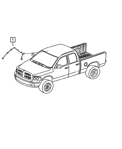 Wiring-Body and Accessories for 2011 Ram 3500 #4