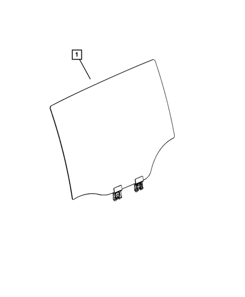 Glass and Interior Rearview Mirror for 2021 Jeep Compass #3