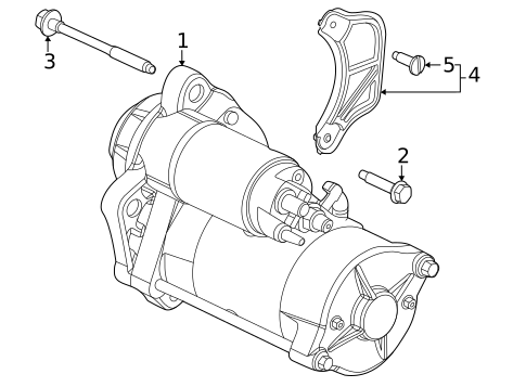 Starter for 2026 Ford F-350 Super Duty #0