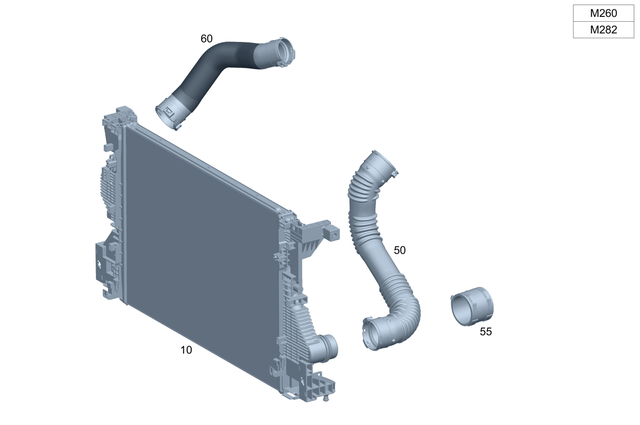 1775010103 - Cooling/Auxiliary Heating: Coolant Line for Mercedes-Benz: 220a, A220, A35 AMG, CLA250, CLA35 AMG, GLA250, GLA35 AMG, GLB250, GLB35 AMG Image image
