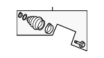 8E0598203 - Suspension: Outer Boot for Audi Image