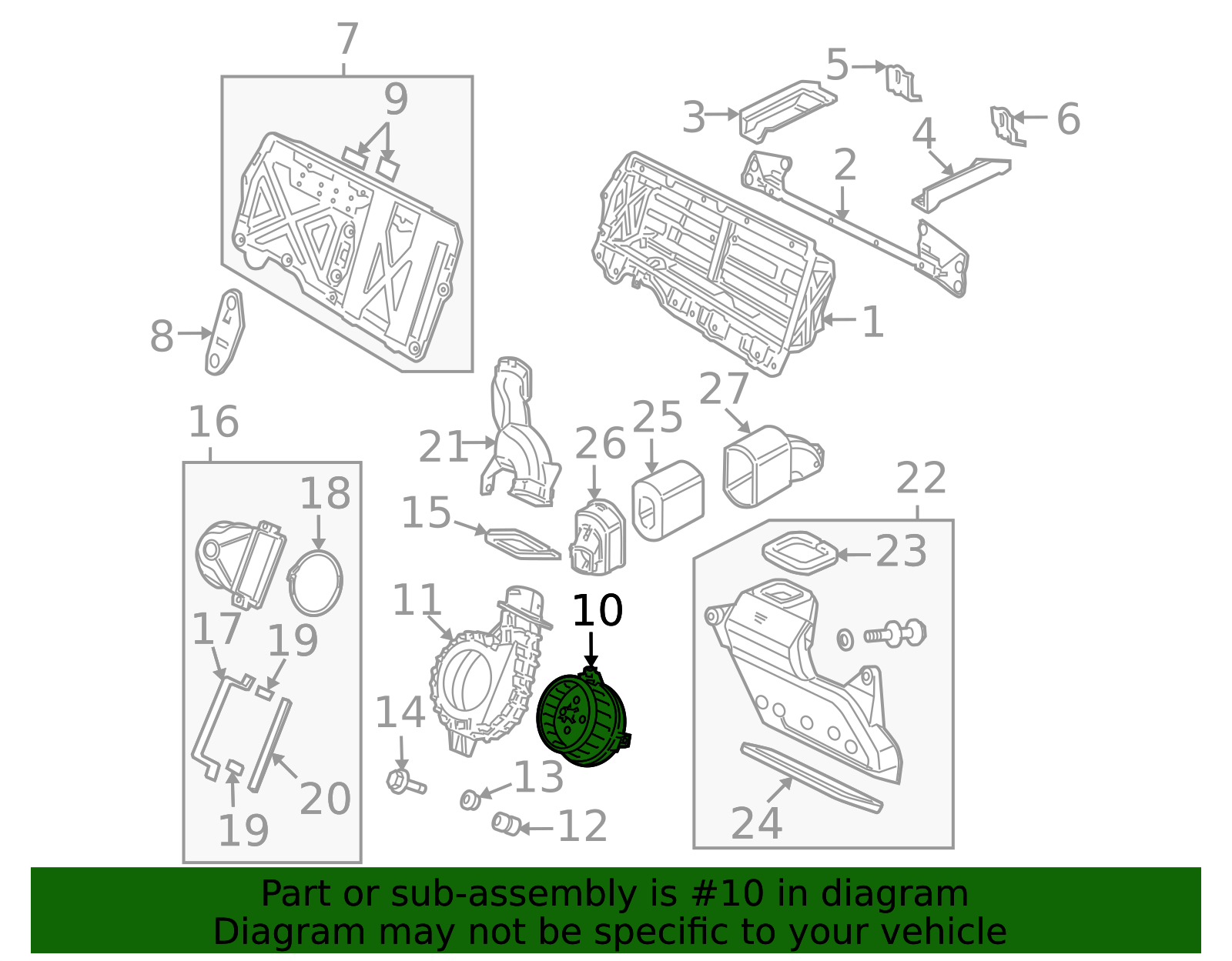 Continental PM9500 Drive Motor Battery Pack Cooling Fan Assembly - Auto Parts - View #6