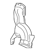 1J661RMX003 - Electrical: Drive Motor Battery Compartment Cooling Fan Duct for Honda: Civic Image