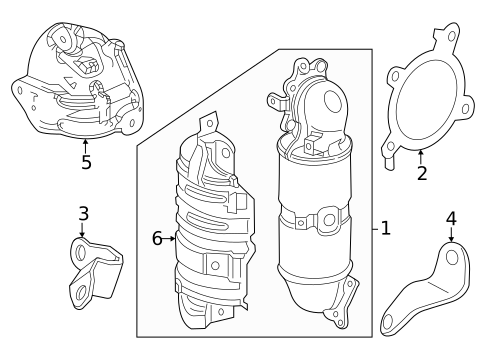 Catalytic Converter for 2025 Acura ADX #0