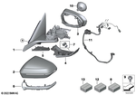 67135A292C7 - : Drive, Outside Mirror for BMW Image