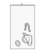 3QF122291 - Cooling System: Upper Coupling for Volkswagen Image