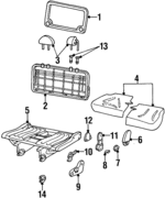 XF5Z1260508CAA - Body: Back Panel for Mercury: Villager Image